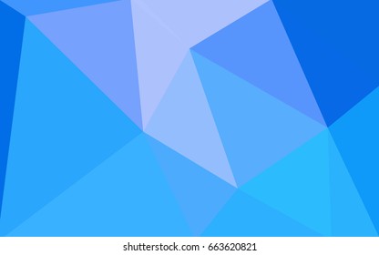 Light BLUE vector Pattern.  triangular template. Geometric sample. Repeating routine with triangle shapes. New texture for your design. Pattern can be used for background.