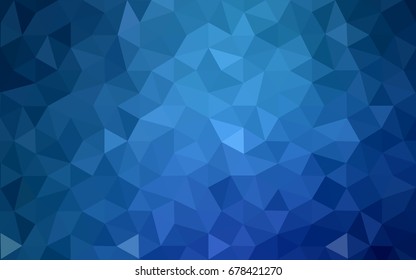 Light BLUE vector Pattern.  triangular template. Geometric sample. Repeating routine with triangle shapes. New texture for your design. Pattern can be used for background.