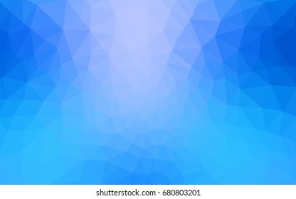 Light BLUE vector Pattern.  triangular template. Geometric sample. Repeating routine with triangle shapes. New texture for your design. Pattern can be used for background.
