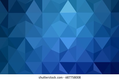 Light BLUE vector Pattern.  triangular template. Geometric sample. Repeating routine with triangle shapes. New texture for your design. Pattern can be used for background.