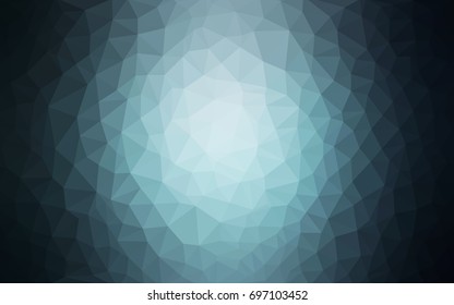 Light BLUE vector Pattern.  triangular template. Geometric sample. Repeating routine with triangle shapes. New texture for your design. Pattern can be used for background.