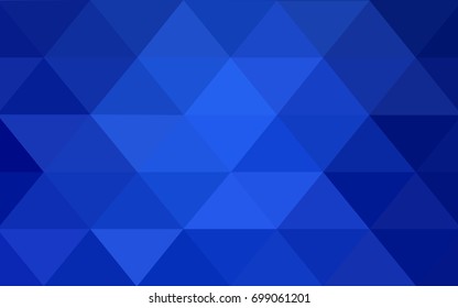 Light BLUE vector Pattern.  triangular template. Geometric sample. Repeating routine with triangle shapes. New texture for your design. Pattern can be used for background.