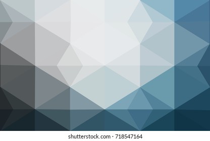 Light BLUE vector Pattern.  triangular template. Geometric sample. Repeating routine with triangle shapes. New texture for your design. Pattern can be used for background.