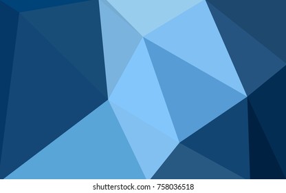 Light BLUE vector Pattern.  triangular template. Geometric sample. Repeating routine with triangle shapes. New texture for your design. Pattern can be used for background.