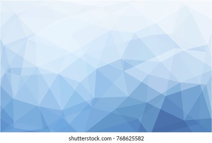 Light BLUE vector Pattern.  triangular template. Geometric sample. Repeating routine with triangle shapes. New texture for your design. Pattern can be used for background.