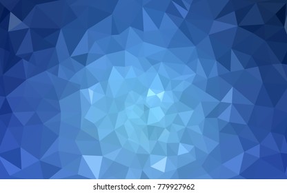 Light BLUE vector Pattern.  triangular template. Geometric sample. Repeating routine with triangle shapes. New texture for your design. Pattern can be used for background.