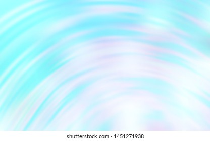 Light BLUE vector pattern with wry lines. A shining illustration, which consists of curved lines. A new texture for your  ad, booklets, leaflets.