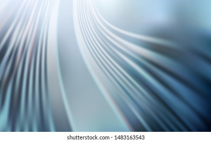 Light BLUE vector pattern with wry lines. Glitter abstract illustration with wry lines. The best colorful design for your business.