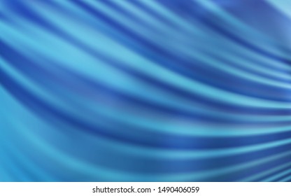 Light BLUE vector pattern with wry lines. Brand new colorful illustration in simple style. A completely new template for your design.