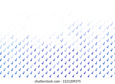 Light BLUE vector pattern with wry lines. Colorful illustration in simple style with gradient. Colorful wave pattern for your design.