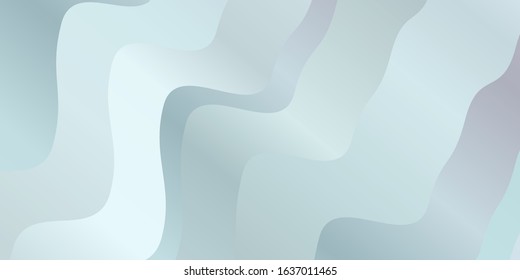 Light BLUE vector pattern with wry lines. Colorful abstract illustration with gradient curves. Pattern for commercials, ads.