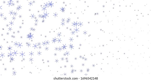 Light BLUE vector pattern with wry lines. Colorful illustration with curved lines. Best design for your posters, banners.