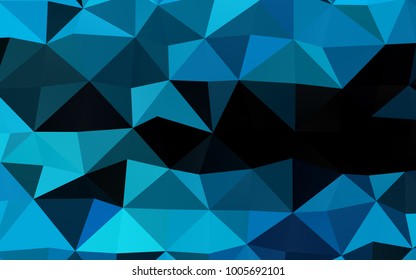 Light BLUE vector polygon abstract pattern. An elegant bright illustration with gradient. A completely new template for your business design.