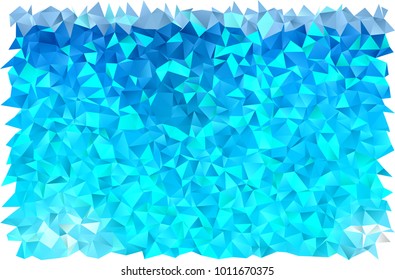 Light BLUE vector polygon abstract pattern. A completely new color illustration in a vague style. The elegant pattern can be used as part of a brand book.