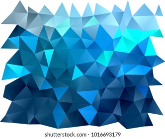Light BLUE vector polygon abstract pattern. Glitter abstract illustration with an elegant design. A completely new template for your business design.