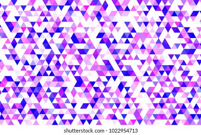 Light BLUE vector polygon abstract pattern. Shining illustration, which consist of triangles. Brand-new style for your business design.