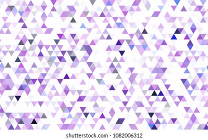 Light BLUE vector polygon abstract background. An elegant bright illustration with gradient. Triangular pattern for your business design.