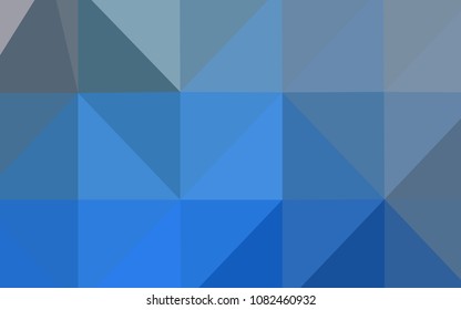 Light BLUE vector polygon abstract layout. Creative illustration in halftone style with gradient. A new texture for your design.