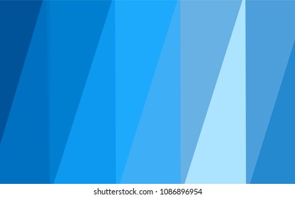 Light BLUE vector polygon abstract layout. Geometric illustration in Origami style with gradient.  A completely new design for your business.