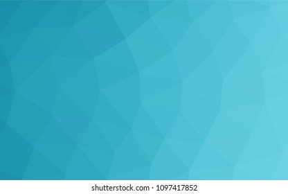 Light BLUE vector polygon abstract background. Shining colored illustration in a Brand new style. The template can be used as a background for cell phones.