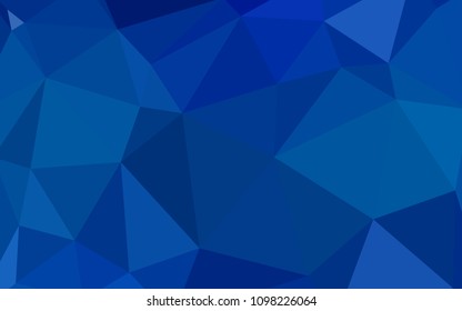 Light BLUE vector polygon abstract background. Modern abstract illustration with triangles. A new texture for your web site.