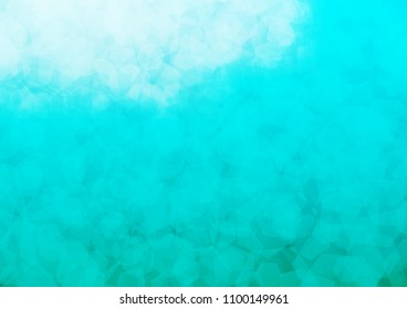 Light BLUE vector polygon abstract pattern. Geometric illustration in Origami style with gradient.  The elegant pattern can be used as part of a brand book.