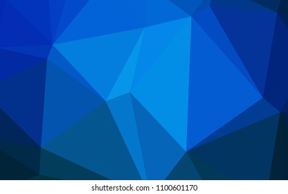 Light BLUE vector polygon abstract backdrop. Colorful abstract illustration with gradient. That new template can be used for your brand book.