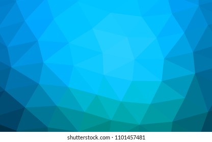 Light BLUE vector polygon abstract polygon abstract. Creative geometric illustration in Origami style with gradient. Brand new style for your business design.