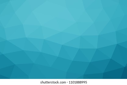 Light BLUE vector polygon abstract polygon abstract. Colorful abstract illustration with gradient. The template can be used as a background for cell phones.