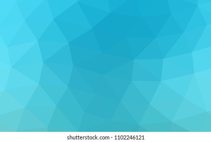 Light BLUE vector polygon abstract polygon abstract. A vague abstract illustration with gradient. Brand new design for your business.