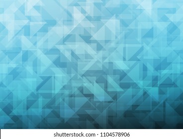 Light BLUE vector polygon abstract background. Creative geometric illustration in Origami style with gradient. The textured pattern can be used for background.