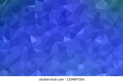 Light BLUE vector polygon abstract background. A completely new color illustration in a polygonal style. Textured pattern for your backgrounds.