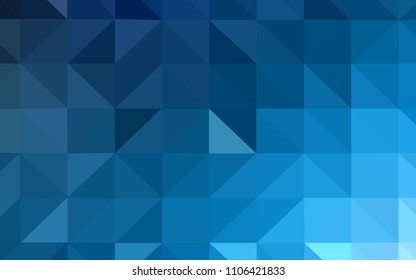 Light BLUE vector polygon abstract layout. Colorful abstract illustration with triangles. Textured pattern for your backgrounds.