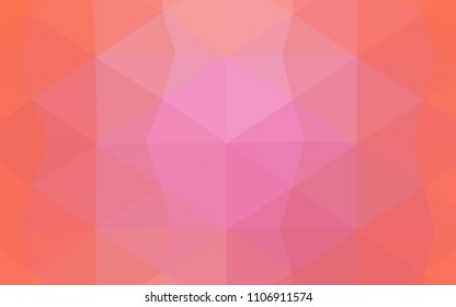 Light BLUE vector polygon abstract layout. Geometric illustration in Origami style with gradient.  The polygonal design can be used for your web site.