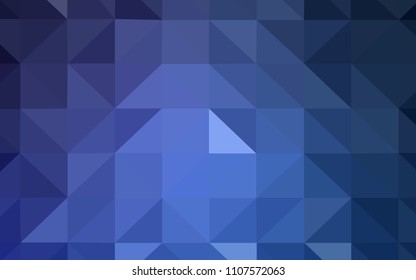Light BLUE vector polygon abstract background. Colorful illustration in polygonal style with gradient. Template for cell phone's backgrounds.