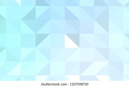 Light BLUE vector polygon abstract layout. Modern abstract illustration with triangles. Pattern for a brand book's backdrop.