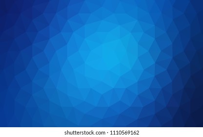 Light BLUE vector polygon abstract background. Elegant bright polygonal illustration with gradient. Polygonal design for your web site.