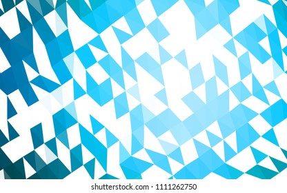 Light BLUE vector polygon abstract background. Colorful abstract illustration with gradient. A completely new template for your business design.