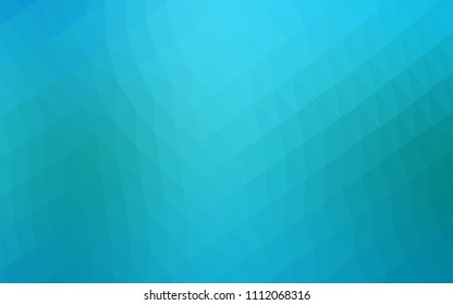 Light BLUE vector polygon abstract backdrop. An elegant bright illustration with gradient. The completely new template can be used for your brand book.