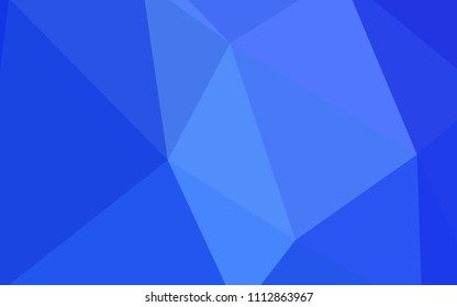 Light BLUE vector polygon abstract background. Colorful illustration in abstract style with triangles. Brand new design for your business.