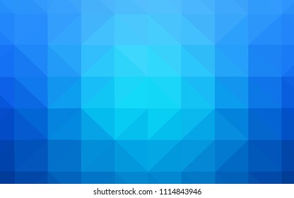 Light BLUE vector polygon abstract layout. A sample with polygonal shapes. Pattern for a brand book's backdrop.