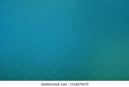 Light BLUE vector polygon abstract layout. Glitter abstract illustration with an elegant design. The textured pattern can be used for background.