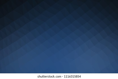 Light BLUE vector polygon abstract background. A sample with polygonal shapes. Brand new style for your business design.