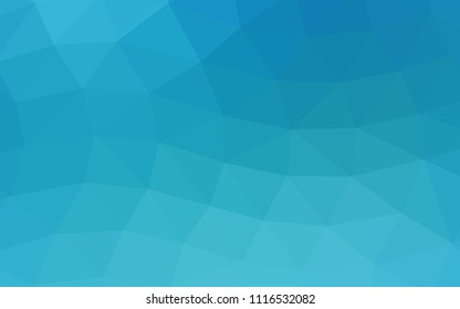 Light BLUE vector polygon abstract polygon abstract. An elegant bright illustration with gradient. The elegant pattern can be used as part of a brand book.