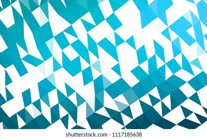 Light BLUE vector polygon abstract background. Shining colored illustration in a Brand new style. The template can be used as a background for cell phones.