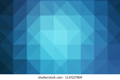 Light BLUE vector polygon abstract background. Modern abstract illustration with triangles. Brand new design for your business.