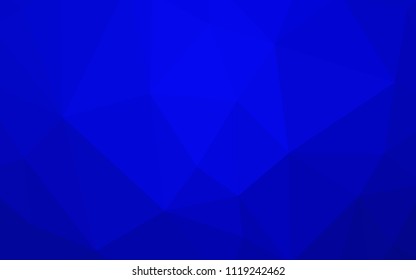 Light BLUE vector polygon abstract background. Modern abstract illustration with triangles. Polygonal design for your web site.