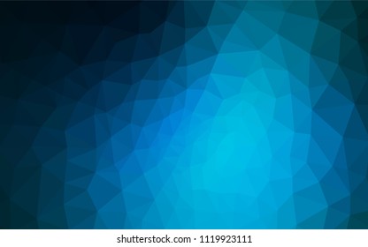 Light BLUE vector polygon abstract background. Colorful illustration in abstract style with triangles. Brand new style for your business design.