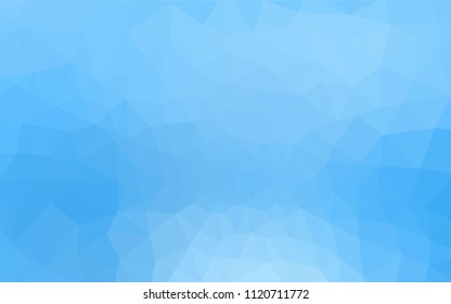 Light BLUE vector polygon abstract backdrop. Elegant bright polygonal illustration with gradient. Polygonal design for your web site.