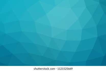 Light BLUE vector polygon abstract polygon abstract. Geometric illustration in Origami style with gradient.  A new texture for your design.